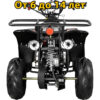 Квадроцикл ATV classic 6 110 кубов черный. 5