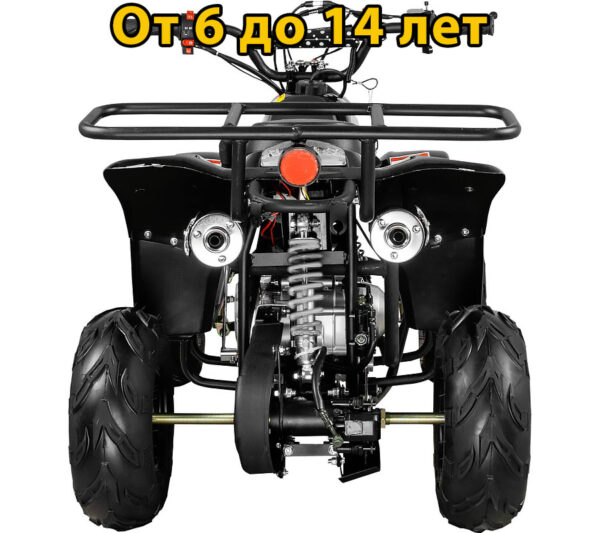 Квадроцикл ATV classic 6 110 кубов черный. 5