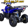 Квадроцикл ATV classic 6 110 кубов синий 7