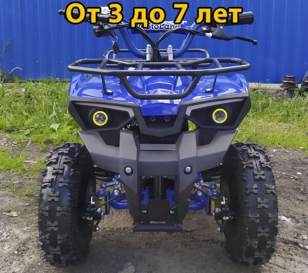 Электроквадроцикл motoland ATV E008 800 ватт синий 1