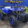 Электроквадроцикл motoland ATV E008 800 ватт синий 2