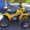 Квадроцикл MotoLand WILD x pro 125 желтый 3