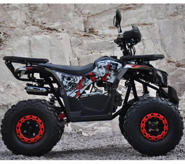 Квадроцикл Millennium ATV-125A черно красный