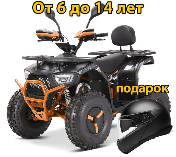 Электро-квадроцикл YACOTA SIRIUS 2000w черно-оранжевый