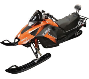 Снегоцикл Motax Snow Cat 180 EF черно-оранжевый